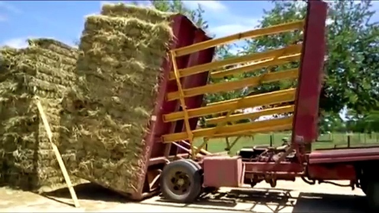 World Amazing Modern Agriculture Equipment and Mega Machines: Hay Bale Handling Tractor, L