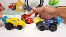 Disney Cars 3 Toys Lightning McQueen Cruz Ramirez and Jackson Storm Splash Racers