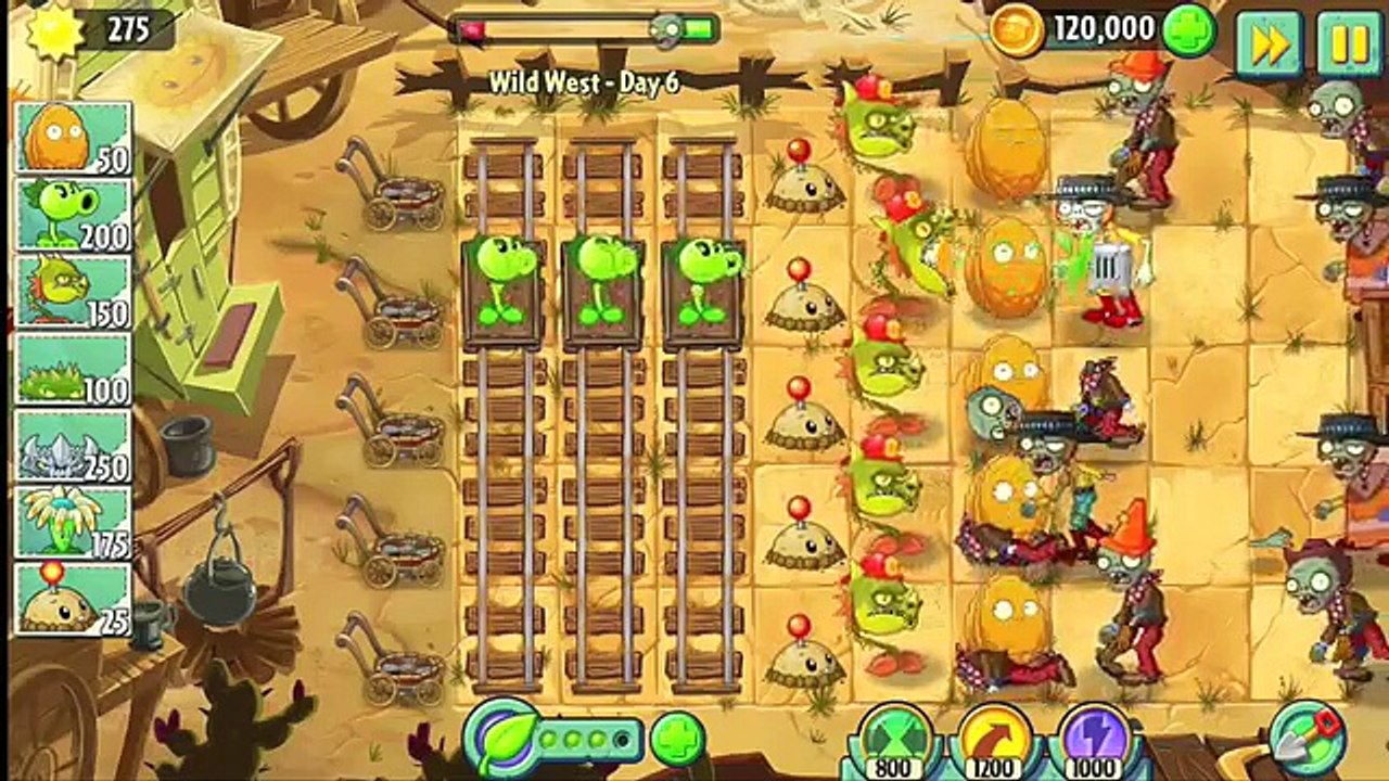 Wild West Day 6 - Plants vs Zombies 2