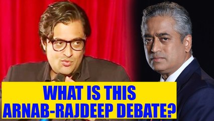 Rajdeep-Arnab debate: Complete look into the fight &  controversy | Oneindia News