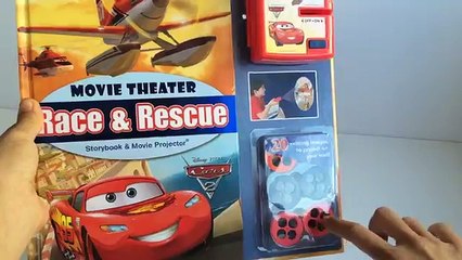 Disney Pixar CARS & PLANES Movie Theater Storybook & Projector - Demo and Review