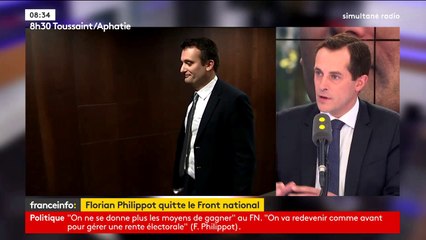 Florian Philippot démissionne du Front national : "Je regrette sa décision" Nicolas Bay