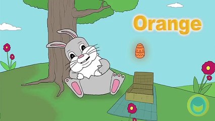 Lapin les couleurs Pâques tourbillon pour amusement amusement enfants Apprendre chanson le le le le la votre