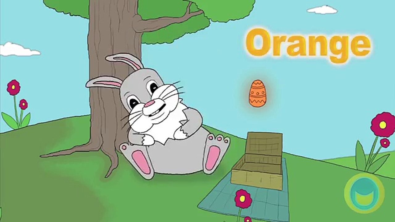 Lapin les couleurs Pâques tourbillon pour amusement amusement enfants Apprendre chanson le le le le la votre