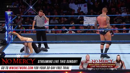 Randy Orton vs. Aiden English- SmackDown LIVE- Sept. 19, 2017  USA SPORTS