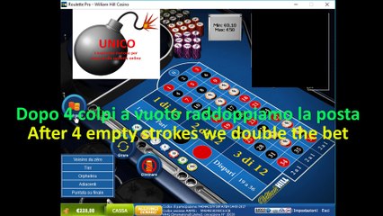 UNICO - NUMERI PIENI / FULL NUMBERS MODE - CASINO' W. HILL (1° VIDEO)