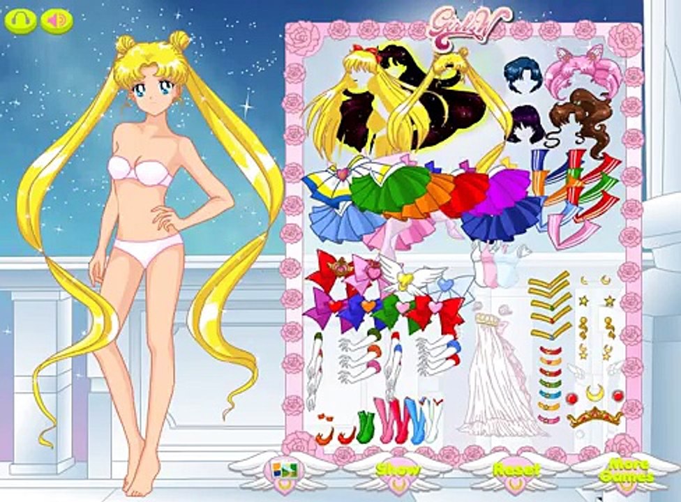 Trò chơi thời trang thủy thủ mặt trăng và những người bạn Sailor Mom