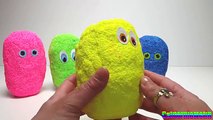Play & Learn Colours Foam Clay Surprise Egg Animation Super Mario Luigi Toad Yoshi Goomba