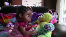 BABY ALIVE get a visit from her MEAN BROTHER! The Lilly and Mommy Show! Baby Alive toy play