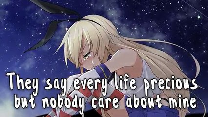 Nightcore - 1-800-273-8255 (Lyrics)