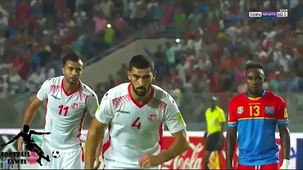 Tunisie vs RD Congo (2-1) - Les Buts du Match - Mondial 2018 Russie 01-09-2017
