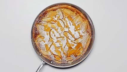 Baked Toffee Apple Custard