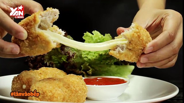 [Nhòm Nhèm] Chảy nước miếng với gà cuộn phô mai que ngon ngất ngây