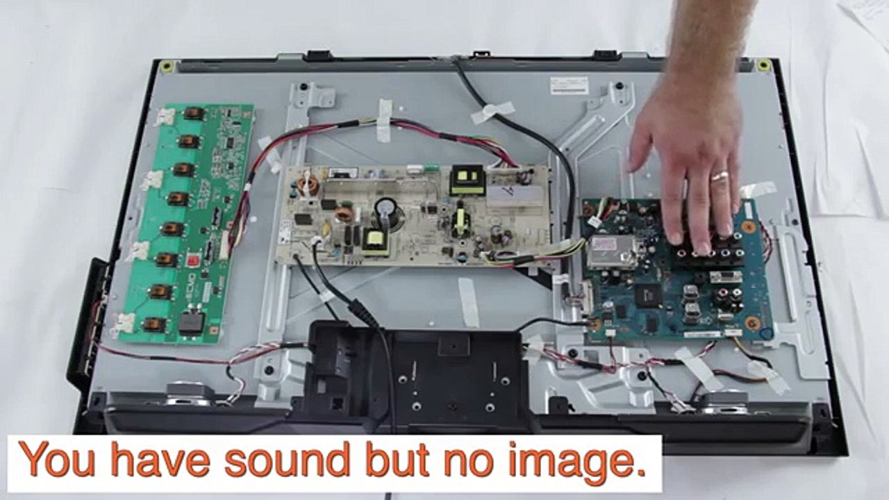 LCD TV Repair Tutorial TCon Board Common Symptoms & Solutions How