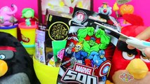 GIANT BOMB Surprise Egg Play Doh - Angry Birds Movie My Little Pony Marvel 500 Super Wings Toys