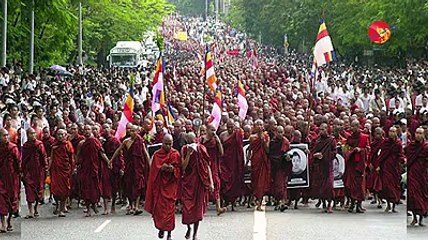 ေ႐ႊ၀ါေရာင္လႈပ္႐ွားမႈ ၁၀ ႏွစ္ျပည့္ၿပီ (႐ုပ္သံ)