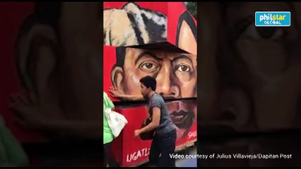 'Rody's Cube' during Sept. 21 protest vs martial law, killings under Duterte