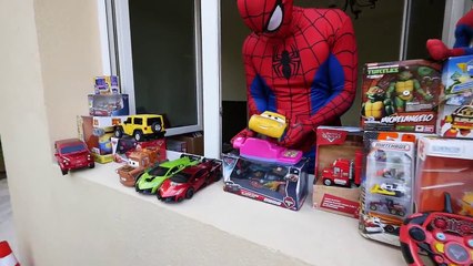 سيارات 3 دينوكو والمحولات لعب الفيلم ث/تعلم ألوان وجوني جوني نعم بابا الحضانة القوافي 4 أطفال