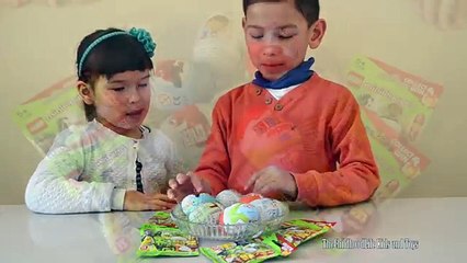 Por ejemplo huevos huevos huevos cifras congelado Niños sorpresa lego unboxing mochilas mini-barbie