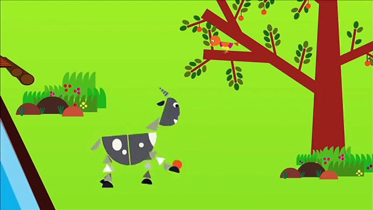 Two Goats Crossing a Bridge - Fables by SHAPES