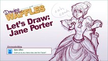 Lets Draw: Jane Porter from Disneys Tarzan
