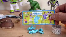 Kinder Surprise Eggs Monsters University Natoons Chocolate Eggs Rex buzz