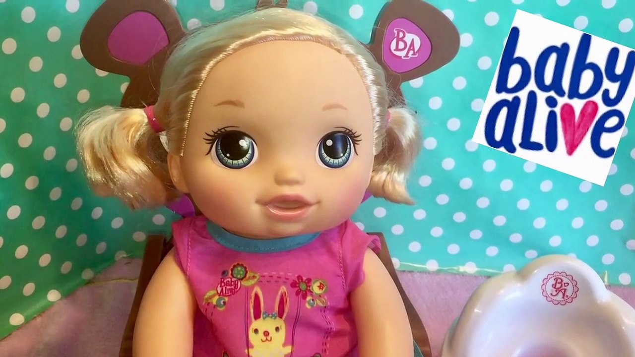 Baby Go Bye Bye uses the potty chair baby alive video