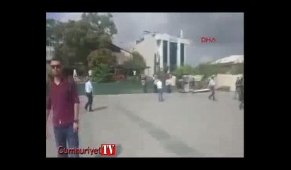 Çağlayan Adliyesi önünde çatışma... Olay yerinden yeni görüntüler