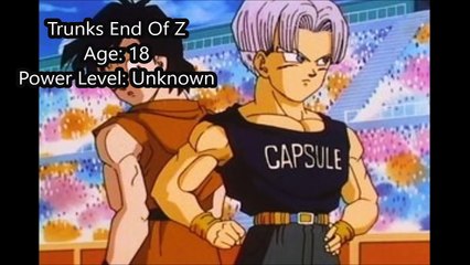 All Of Trunks Forms/Transformations
