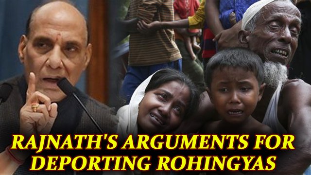 Rohingya Crisis: Rajnath asks why Rohingyas can't be deported when possible | Oneindia News