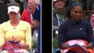 Ralentis Williams Muguruza Roland Garros 2016