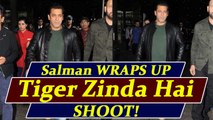 Salman Khan WRAPS UP Tiger Zinda Hai and Da-Bangg Tour, SPOTTED at Mumbai Airport | FilmiBeat