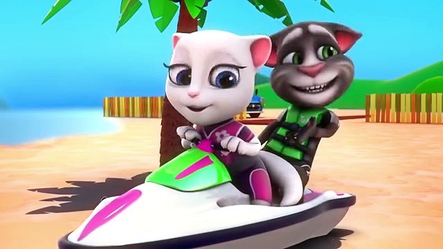 Мультик про кота Анжела - бег за золотом Мультики про КОТИКОВ Мульт игра. ВЕСЕЛОЕ видео дл