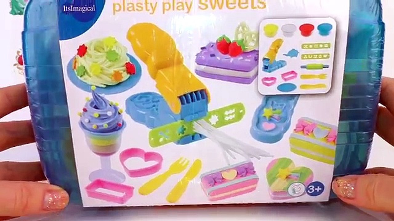 Plasty Play Sweets ItsImagical Modelling Playdough Cooking Playset Doh Dessert Kids Kitche