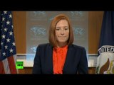 'Kiev forces shooting at civilians': State Dept's Psaki has no concerns