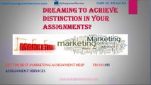 Marketing Assignment Help Australia | My Assignment Services