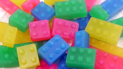 DIY How to Make Lego block Color Pudding Jelly Cooking Learn the Recipe 레고 블럭 칼라 푸딩 젤리 만들기 요리 소꿉놀이