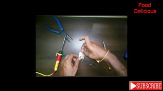 How To Make Night Lamp with LED 220 V