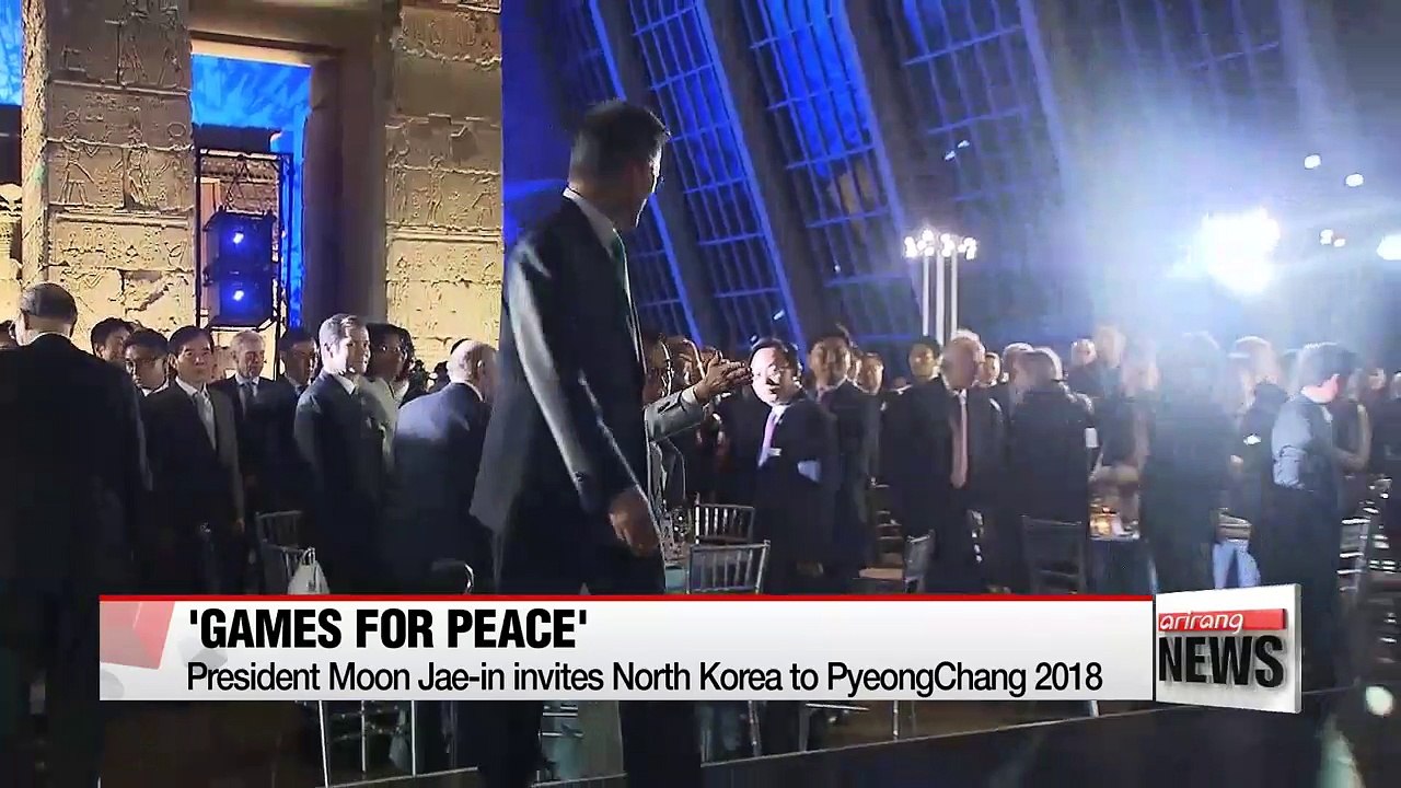 President Moon promotes 2018 Olympics as opportunity for peace and reconciliation with North Korea