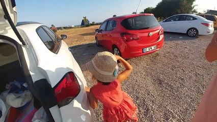 Antalya lara plajdayız elifi kuma gömdük, eğlenceli çocuk videosu