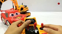 #Construction Trucks for Children #Dump Trucks & McQueen #Excavators Nursery Rhymes #VVD Kids 77