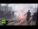 Eiffel Tower battle: Rail service workers clash with police in Paris