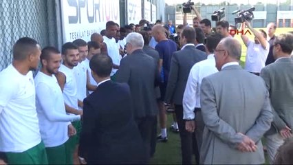 Bursaspor'a Vali İzzettin Küçük'ten Moral Ziyareti