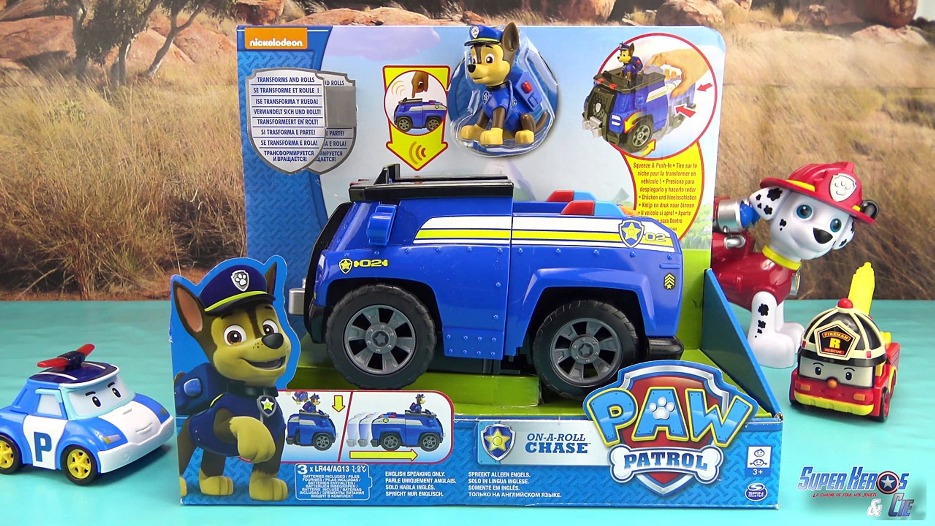 Pat Patrouille Chase Voiture Police Paw Patrol Chase Cruiser Patrulla  Canina #Jouet Unboxing - video Dailymotion