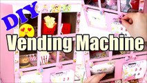 DIY Squishy Vending Machine Tutorial Cardboard Homemade
