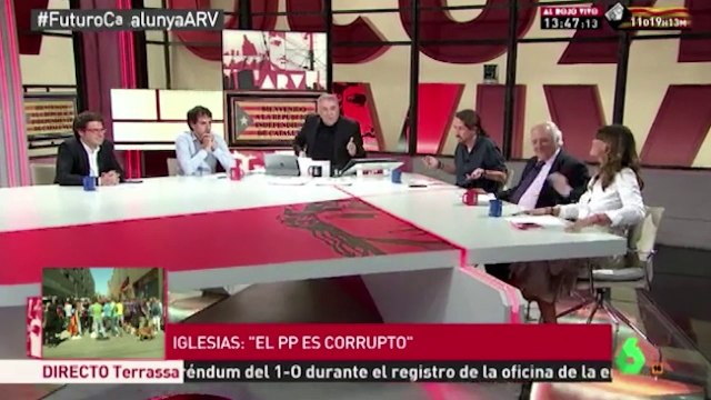 Le clin d'oeil sexiste du patron de Podemos a agacé cette journaliste