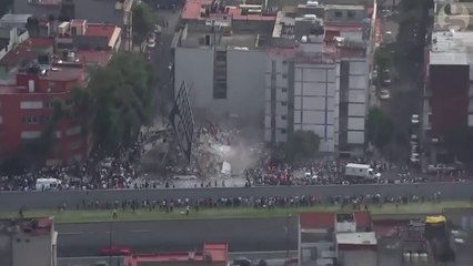 Mexico filmé par un Drone après son terrible tremblement de terre !
