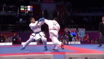 Karate Mens Kumite +84kg. ATAMOV vs POORSHAB. World Combat Games new