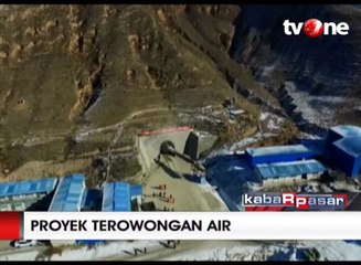 Tiongkok Bangun Terowongan Air Terpanjang di Dunia
