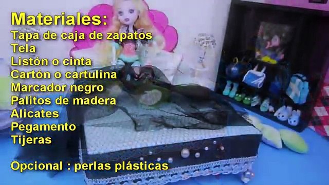 Cómo hacer la cama de Lagoona Blue - Manualidades de Monster High - manualidadesconninos